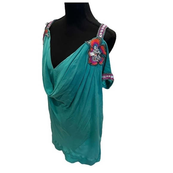 French Connection Lyndsey Cowl Neck Drape Dress Size 4 NWT - Picture 3 of 14